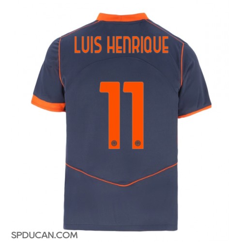 Muški Nogometni Dres Inter Milan Luis Henrique #11 Rezervni 2025-26 Kratak Rukav Muški Nogometni Dres Inter Milan Luis Henrique #11 Rezervni 2025-26 Kratak Rukav